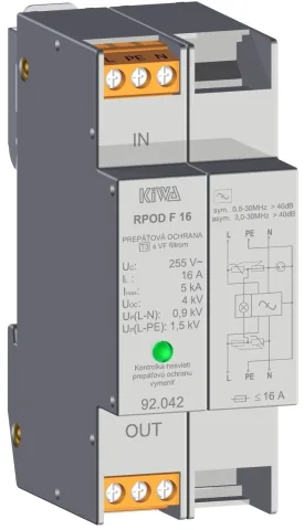RPOD F16, objednací číslo 92.042, KIWA - Třída D