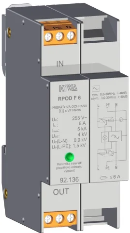 RPOD F6, objednací číslo 92.136, KIWA - Třída D